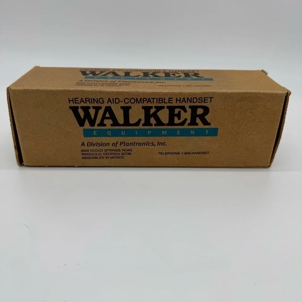 Walker Classic Black Corded Telephone Handset